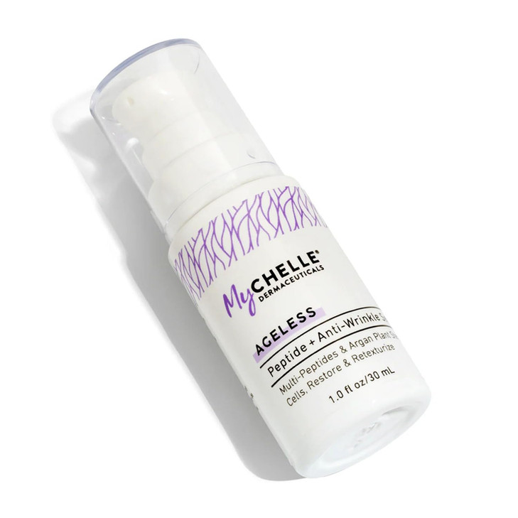 Mychelle Dermaceuticals Peptide Plus Anti Wrinkle Serum Anti Aging Serum With Peptides And Argan Plant Stem Cells To Help Restore Skin And