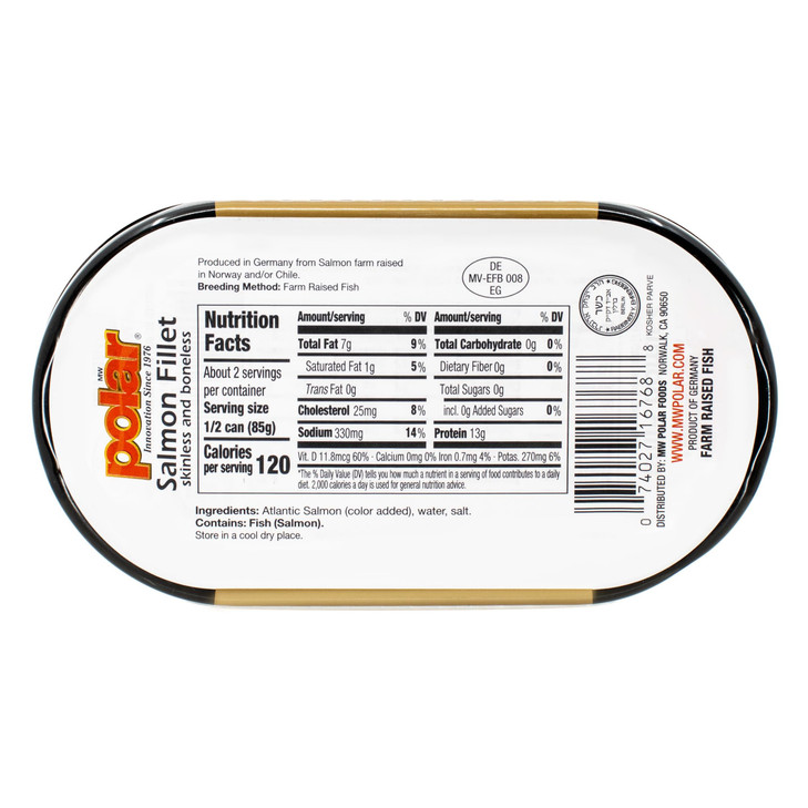 Mw Polar Salmon Fillet 7.05 Ounce