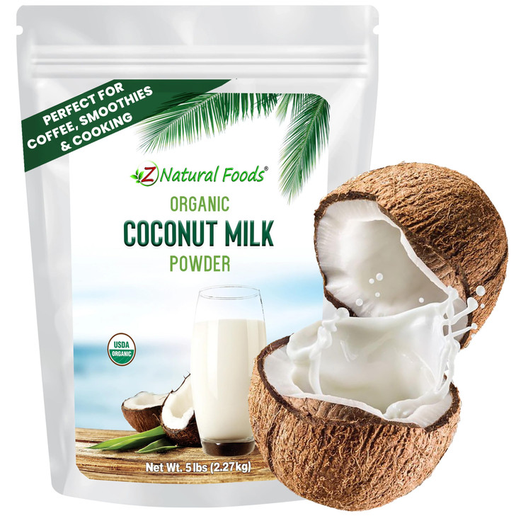 Z Natural Foods Organic Coconut Milk Powder Dairy Free Creamer 5 Lb