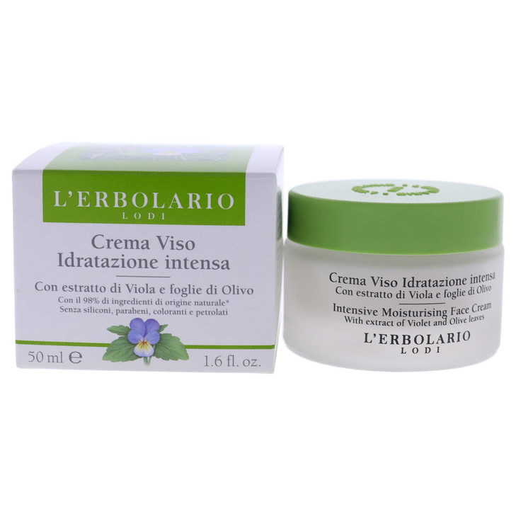 L Erbolario Intensive Moisturizing Face Cream Hydrating Protecting Face Moisturizer Daily Facial Moisturizer Ideal As Base For Makeup 1.6 Oz