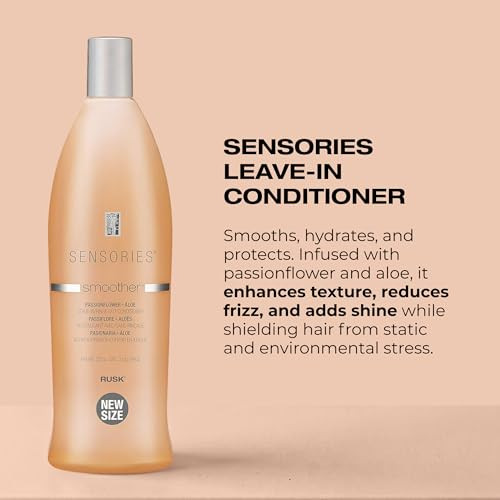 Rusk Sensories Smoother Passionflower And Aloe Leave In Smoothing Conditioner Provides Shine And Body 35 Oz