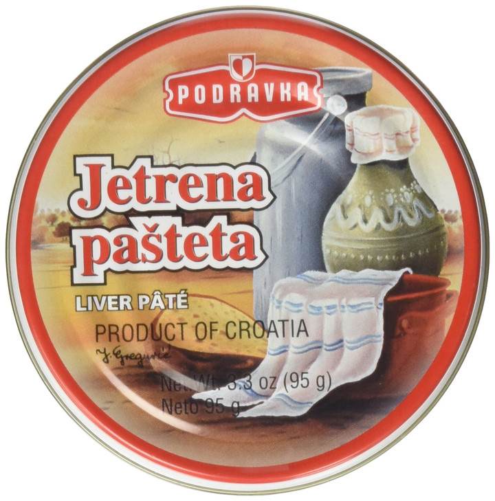 Podravka Jetrena Pasteta 3.5 Oz Liver Pate Pack Of 2