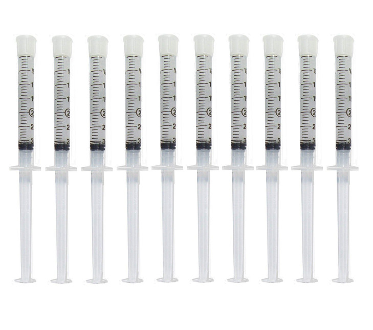 Teeth Whitening Gel Syringe Dispensers 22 Percent Carbamide Peroxide 10 Tooth Bleaching Gel 3Ml Syringes