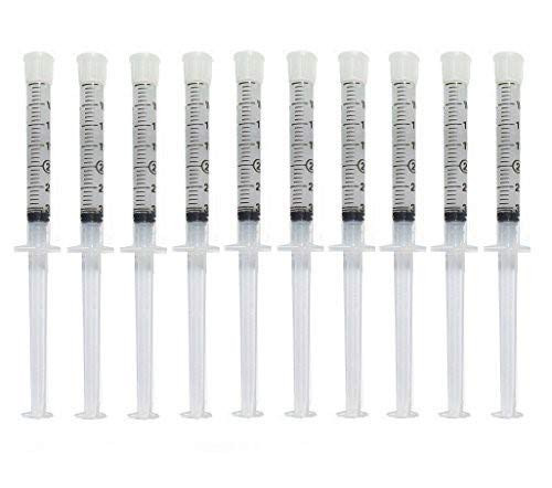 Teeth Whitening Gel Syringe Dispensers 44 Percent Carbamide Peroxide Tooth Bleaching Gel Dispensers 10 Pcs
