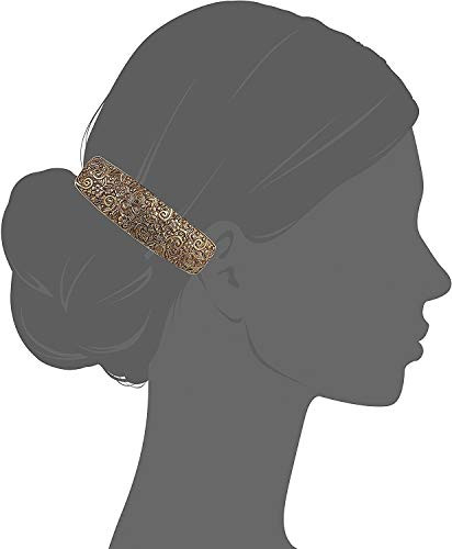 1928 Jewelry Floral 3.00 Inch Hair Barrette Clip For Women 1 Pcs