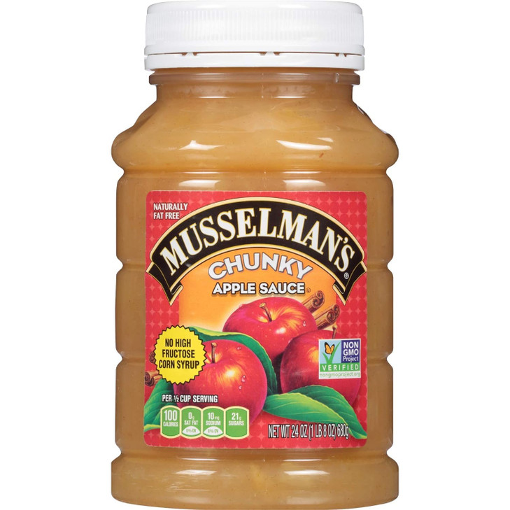 Musselman S Chunky Apple Sauce Pack Of 2 24 Oz Jars