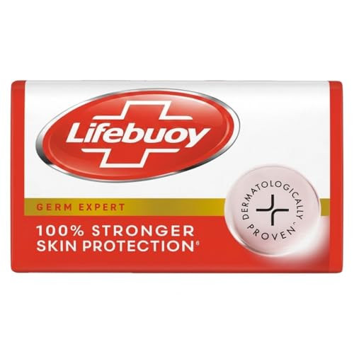 Lifebuoy Bath Soap Bar Deep Cleansing And Refreshing Body Soap 125G 4.40 Oz Pack Of 3