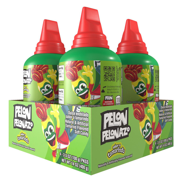 Pelon Pelonazo Mexican Tamarind Candy 3.5 Oz 4 Count Pack Of 1