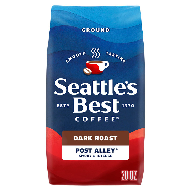 Seattle S Best Coffee Post Alley Dark Roast Ground Coffee 20 Oz