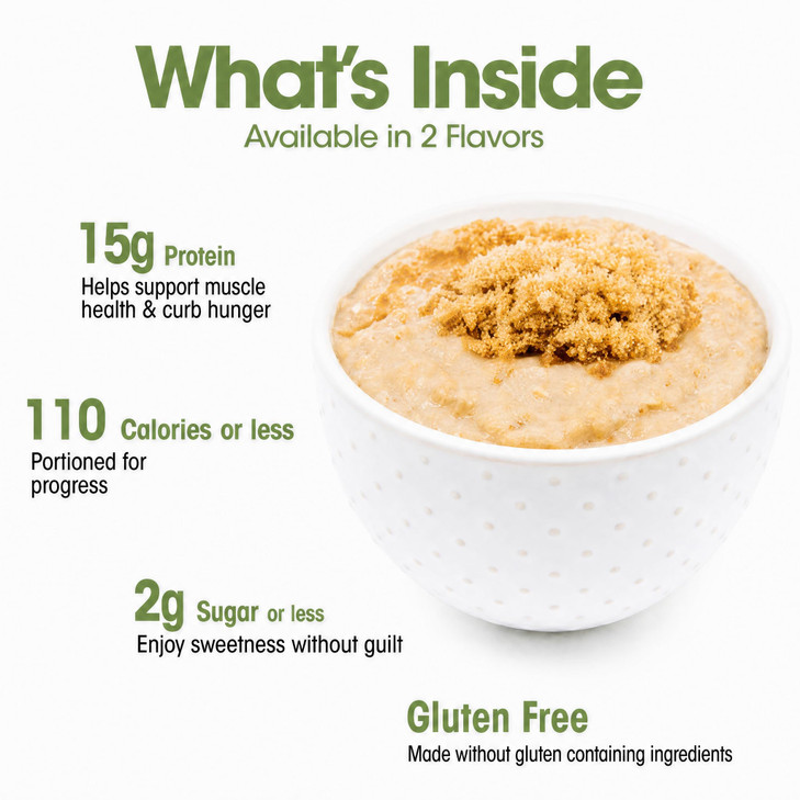 Bariwise Instant High Protein Oatmeal 7 Servings Maple And Brown Sugar