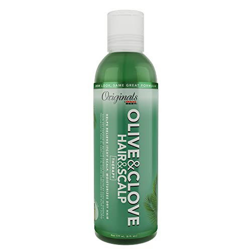 Originals By Africa S Best Olive And Clove Oil Therapy Natural Treatment That Helps Repair Dry Weak Or Brittle Hair Scalp Dryness Itching