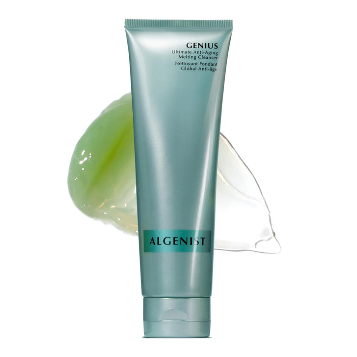 Algenist Genius Ultimate Anti Aging Melting Cleanser 3 In 1 Cleansing Balm To Oil Milk Makeup Remover With Alguronic Acid And Microalgae Oil