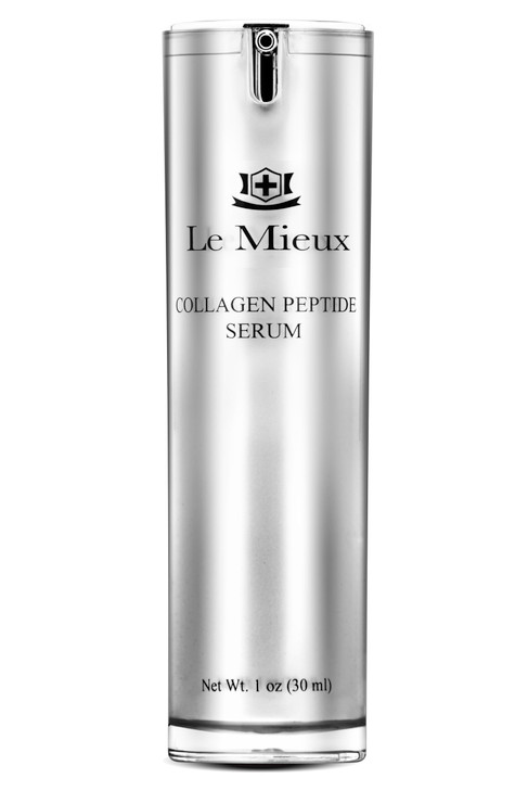 Le Mieux Collagen Peptide Serum Concentrated Creamy Anti Aging Face Serum With Skin Contouring Peptides And Moisturizing Hyaluronic Acid No