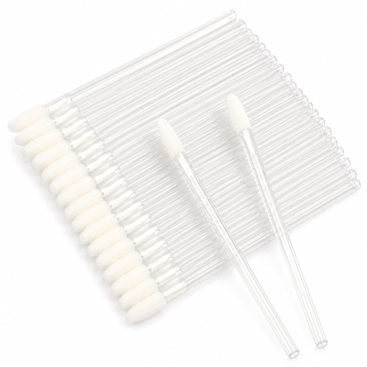G2Plus Lip Gloss Applicators 200Pcs Disposable Lip Brushes Lipstick Wands