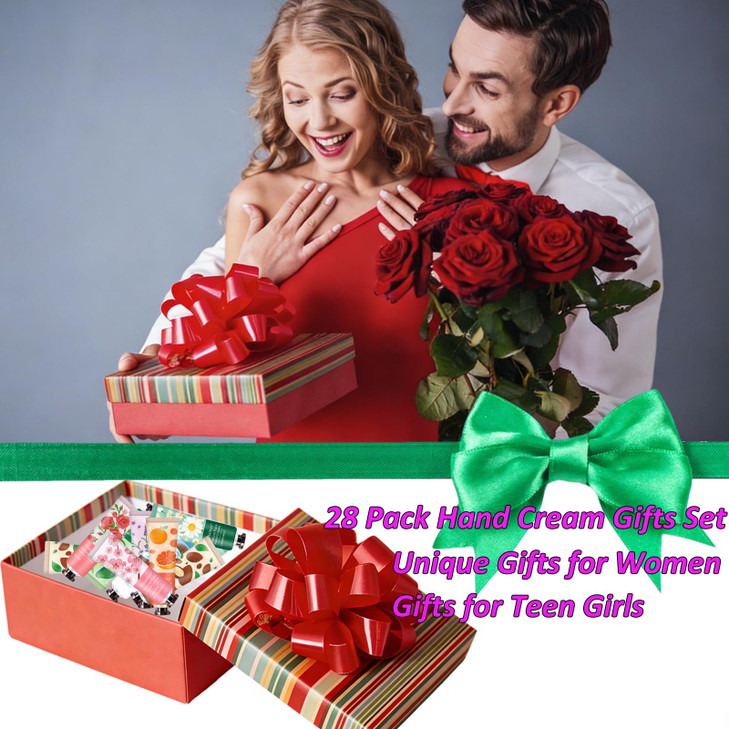 28 Pack Hand Lotion Gifts for Women,Valentines Day Gifts for Her,Teacher Appreciation Gifts,Bulk Gift for Women,Teen Girls,Natural Plant Moisturizing