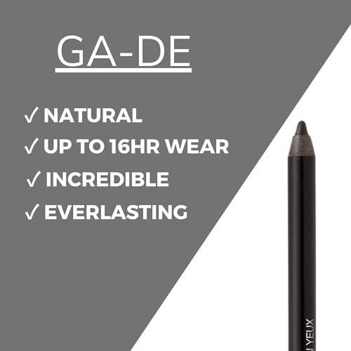 Ga De Everlasting Eyeliner Intense 300 Silky Long Lasting Eye Liner Waterproof And Smudge Proof Precise Or Smoky Glamorous Look 0.04 Oz