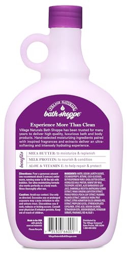 Village Naturals Bath Shoppe Moisturizing Lavender Chamomile Milk Bath Hydrates Skin Made With Shea Butter And Vitamin E Pack Of 2 Bottles
