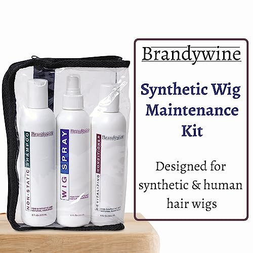 Wig Care Set Non Static Shampoo Conditioner And Spray For Synthetic Wigs