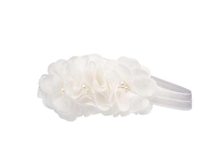 Cherished Moments Petals Keepsake Headband Ivory