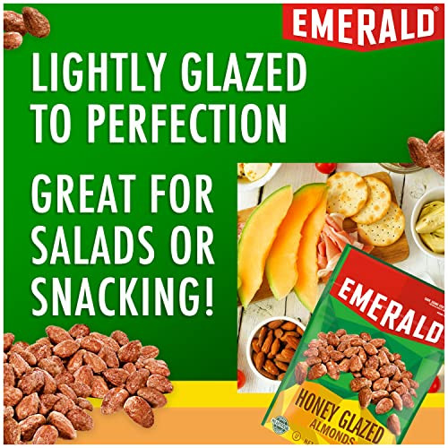 Emerald Honey Glazed Whole Almonds 5.5Oz Resealable Bag