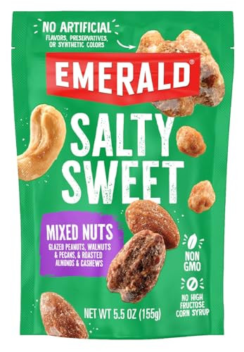 Emerald Salty Sweet Mixed Nuts 5.5Oz Resealable Bag