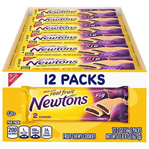 Newtons Soft And Fruit Chewy Cookies 2 Cookies Per Pack Fig 24 Oz Pack Of 12