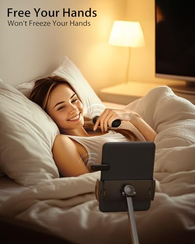 [#1 Magnetic Tech] Remote Control Page Turner for Kindle Paperwhite with Wrist Strap, 2-in-1 Kindle Accessories for iPhone, iPad, Camera Video Record