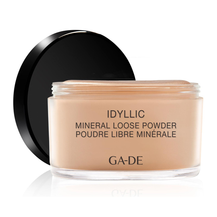 Ga De Idyllic Mineral Loose Powder Lightweight Setting Powder Makeup Provides Antioxidant Protection And Blurs Imperfections 101 Dust 0.88