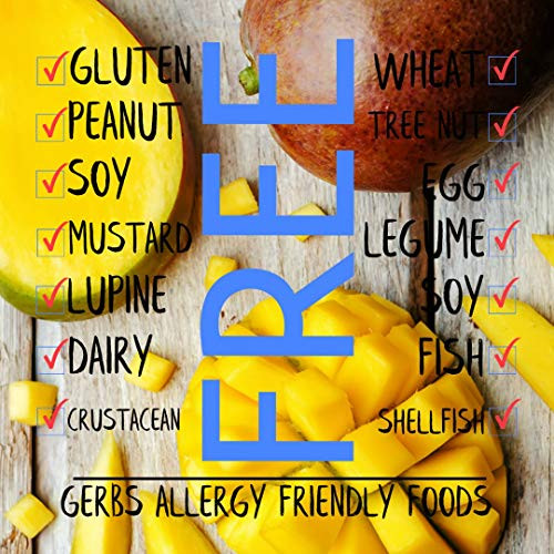 Gerbs Lightly Sweetened Dried Mango Cubes 2 Lbs