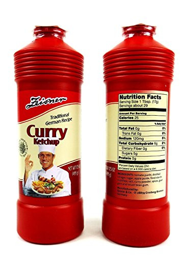 Zeisner Curry Ketchup 2 Bottle Bundle Pack Of 2