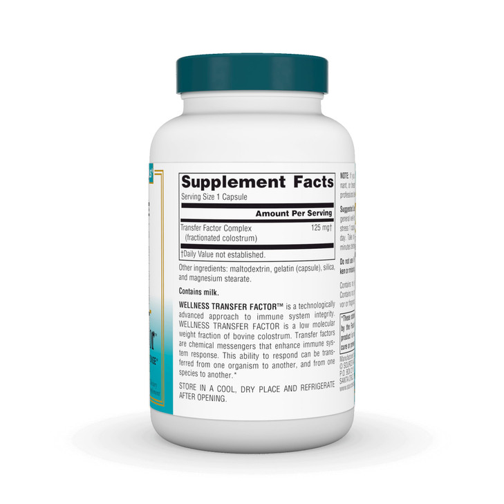 Source Naturals Wellness Transfer Factor, Supports Immune System Response* 125mg - 30 Capsules