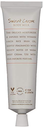 Farmhouse Fresh Sweet Cream Body Milk Travel Lotion Sweet Cream 2 Fl. Oz