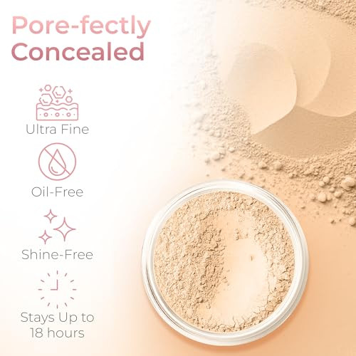 Light Concealer 20G Sifter Jar Mineral Makeup Matte Loose Corrector Powder Bare Face Cover Up Hide Blemishes Redness Under Eyes Dark Circles
