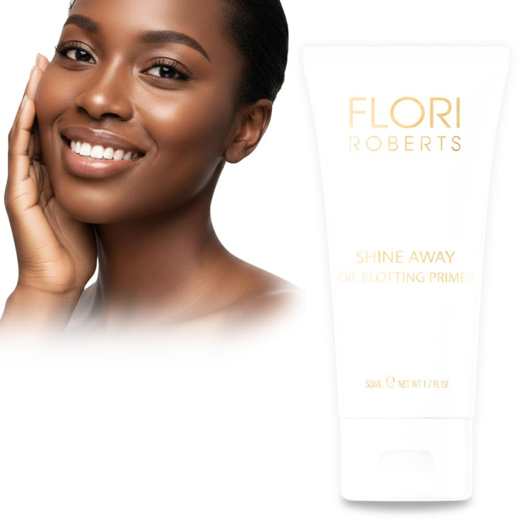 Shine Away Oil Blotting Primer By Flori Roberts Long Lasting Oil And Shine Control Flawless Complexion For Women Of Color Or Darker Skin