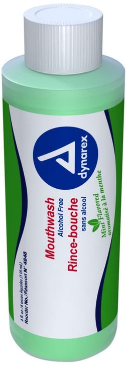 Dynarex Mint Flavored Mouthwash 4 Ounce