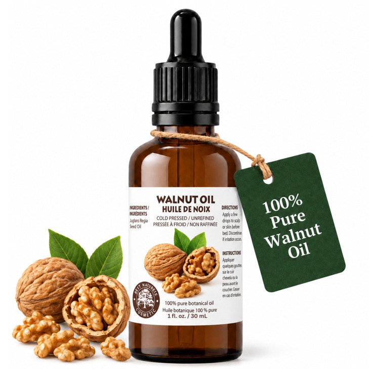 Best Nature S Cosmetics Pure Walnut Oil Organic Cold Pressed Unrefied Moisturizing Nourishing For Radiant Skin And Strong And Soft Hairs 1