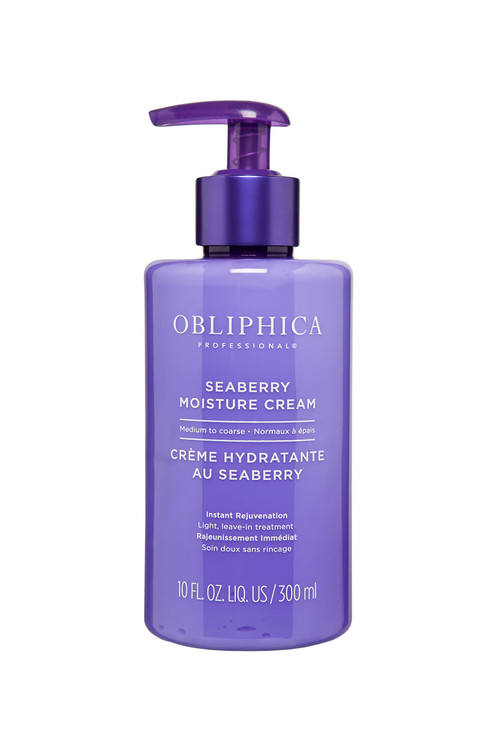 Obliphica Seaberry Leave In Moisture And Styling Cream For Women Anti Frizz Control Normal Hair Products Damaged Repaired Hair Hair Mask And