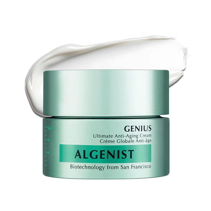 Algenist Genius Ultimate Anti Aging Face Cream Firming Moisturizer With Alguronic Acid And Microalgae Oil Helps Improve Skin Density