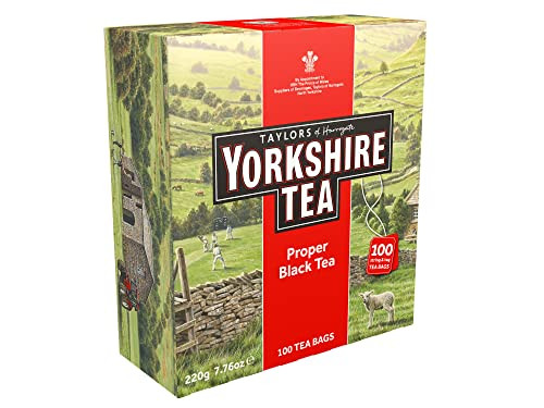 Yorkshire Tea Red Black Tea Bags 100Ct Pack Of 1