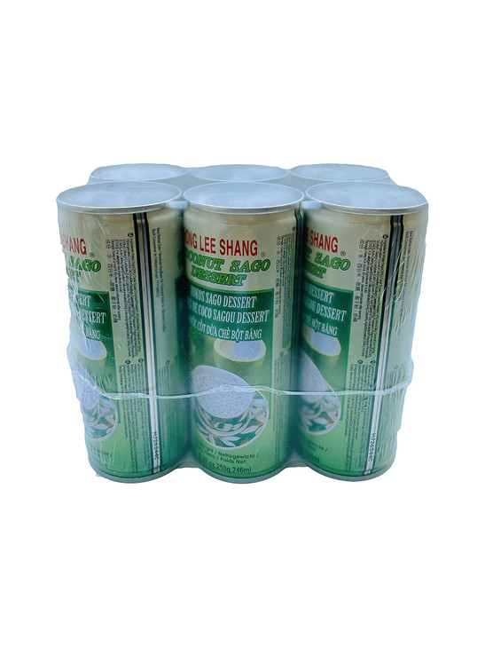 Mong Lee Shang Coconut Sago Drink 8.8Fl Oz Pack Of 6