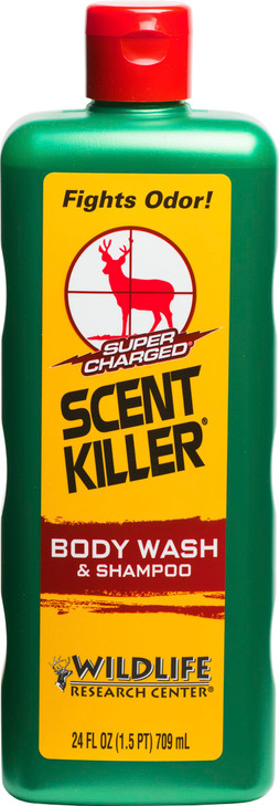 Wildlife Research Center Super Charged Scent Killer Body Wash Shampoo 24 Oz