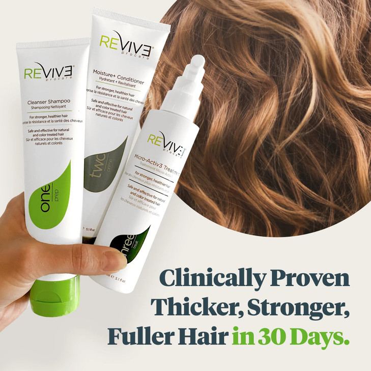 Reviv3 Procare 30 Day Trial Kit 3 Part System For Thinning Hair Vegan