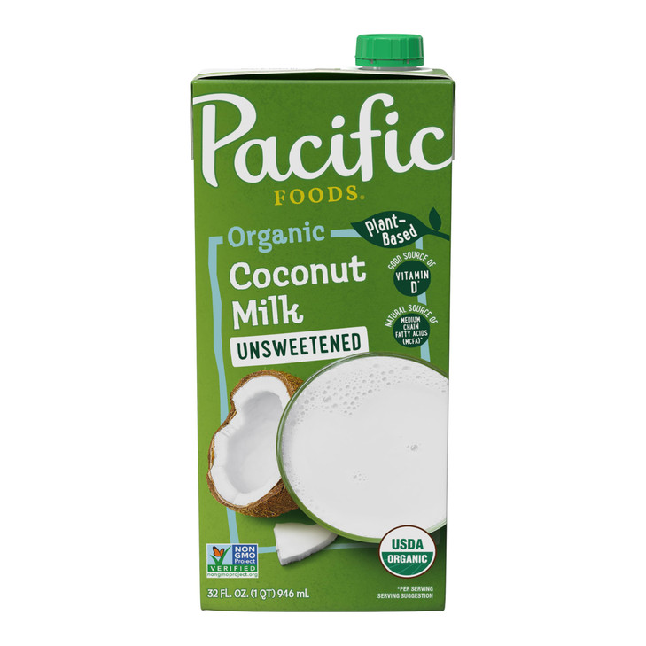 Pacific Organic Coconut Unsweetened 32 Ounce