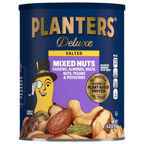 Planters Deluxe Mixed Nuts Plant Based Protein 15.25 Oz 1 Ct