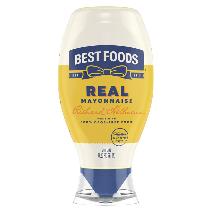 Best Foods Real Mayonnaise 20 Oz Mayo Squeeze Sandwich Spread 1Pk