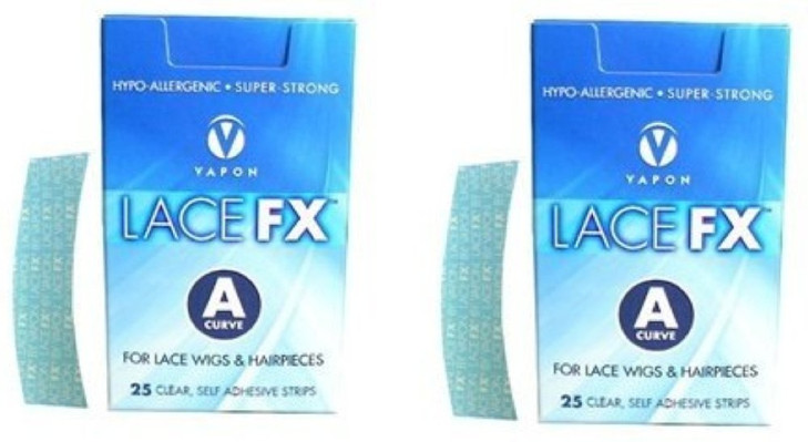 Lace Fx A Curve Tape Hypo Allergenic Wig Hair Piece Adhesive Tape 2 Packs By Vapon
