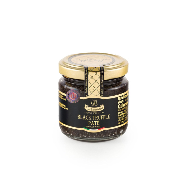 La Rustichella 100 Percent Kosher Black Truffle Patè Certified Kosher Recipe Vegan Gluten Free Cholesterol Free 100 Percent Made In Italy