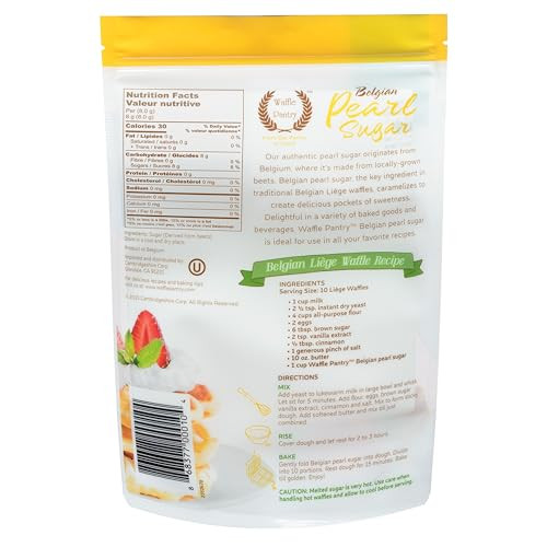 Waffle Pantry Belgian Pearl Sugar 16 Oz Pack Of 2