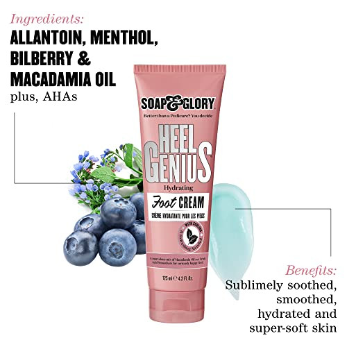 Soap And Glory Moisturizing Foot Cream And Cracked Heel Treatment 4.2 Oz