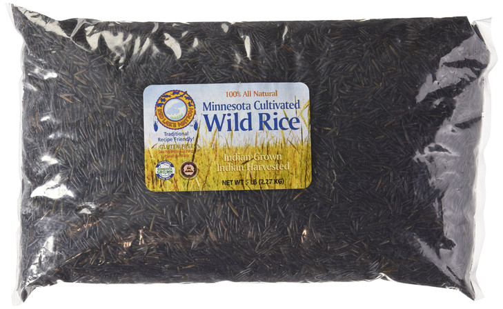 Red Lake Nation 100 Percent All Natural Minnesota Cultivated Wild Rice 5 Pounds